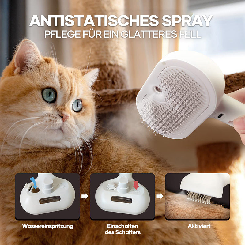 PurrGroom™ Haustier-Spray-Kamm