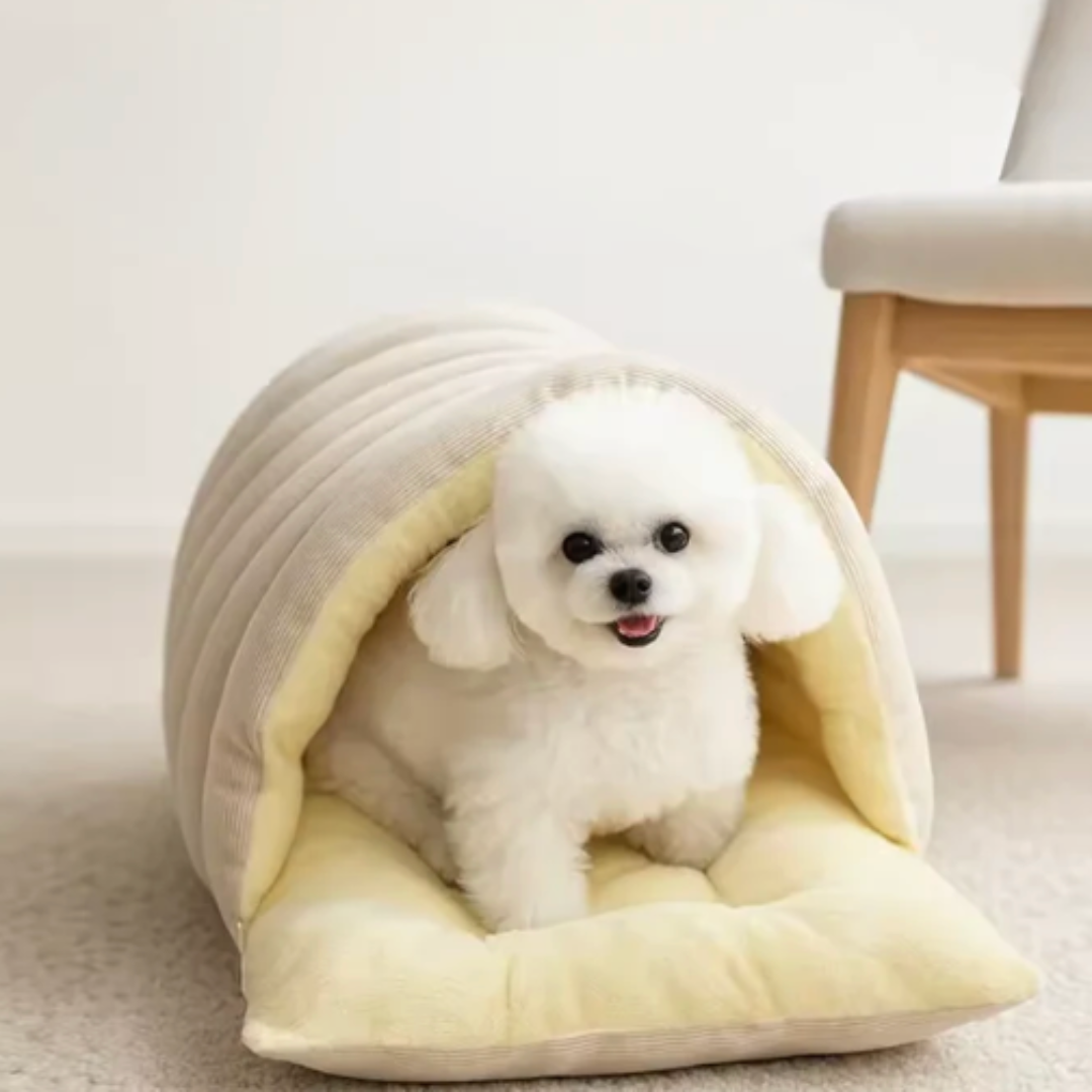 Felltraum™ - Warmes Winter Haustier Schlafhaus