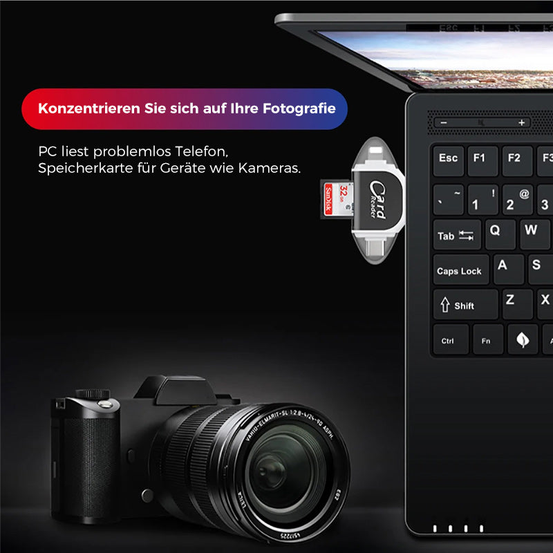 QuadPro™ 4 in 1 universeller SD-TF-Kartenleser