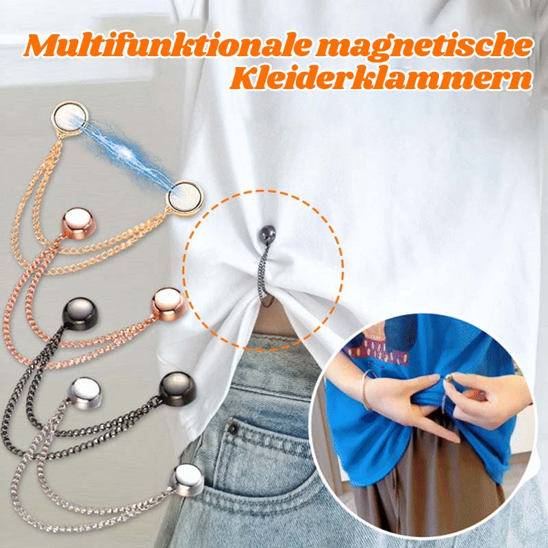 LuxClip™ Magnetische Kleidungsklammern (1+1 Satz GRATIS)