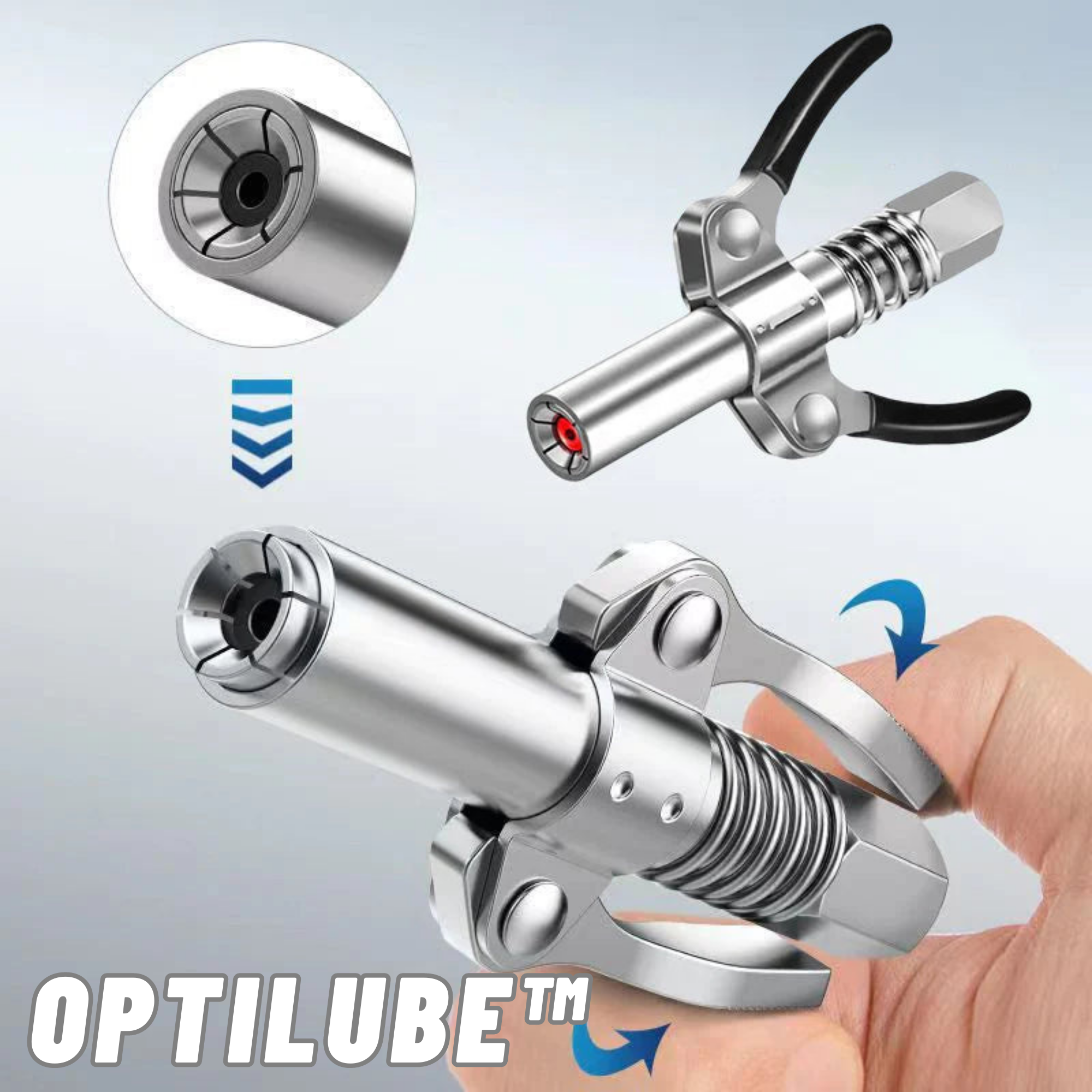 OptiLube™️ I Hochdruck-Fettpressenkupplung