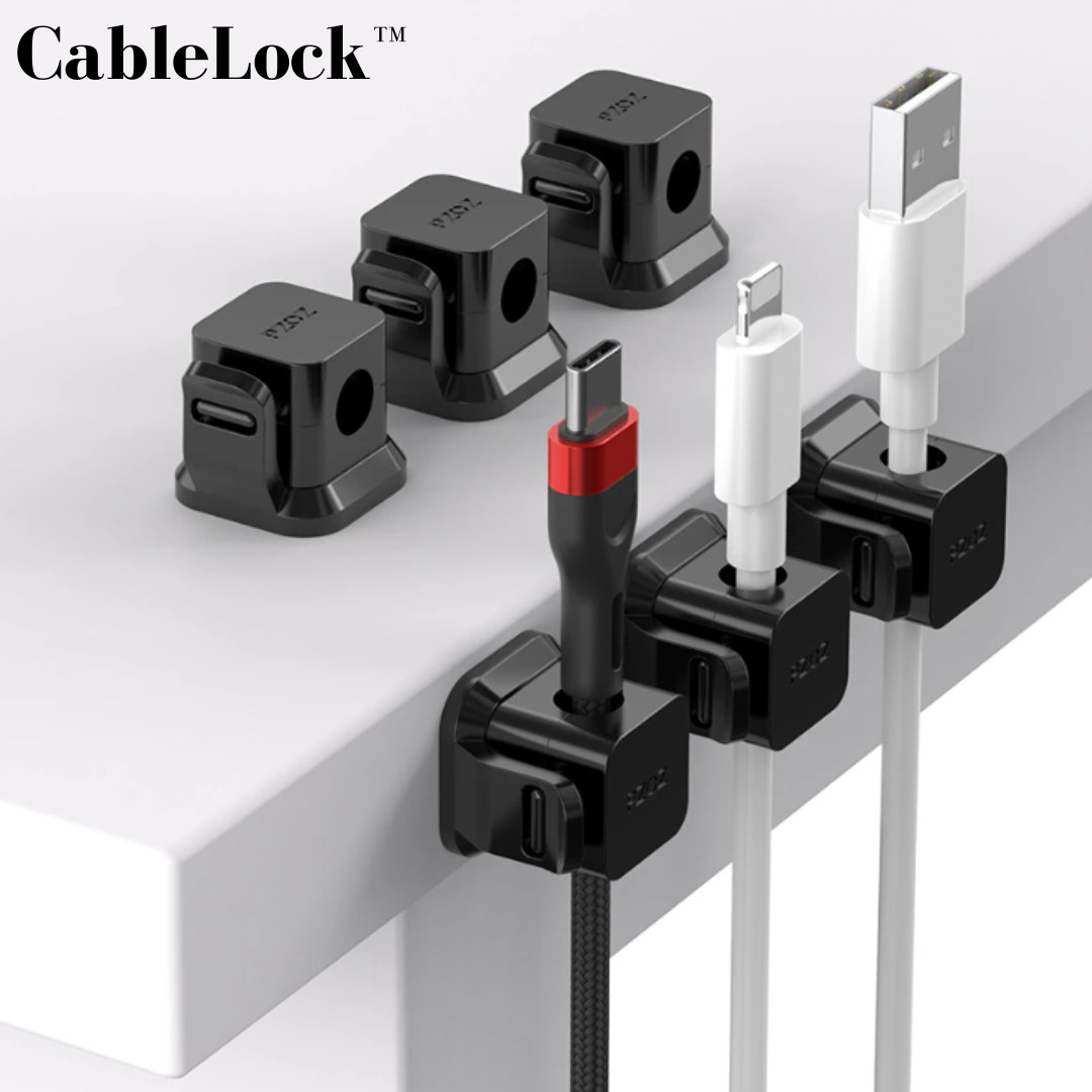 CableLock™ Kabelorganisator-Halter (6 Stücke)