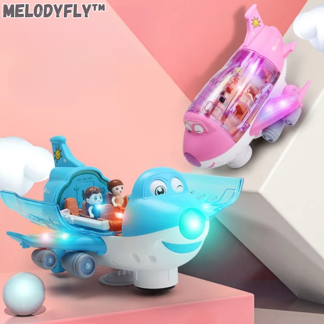 MelodyFly™ Rotierendes elektrisches Spielzeugflugzeug