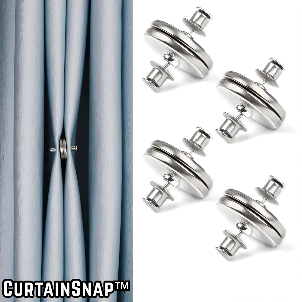 CurtainSnap™ - Magnetischer Vorhanghalter (4+4 GRATIS)