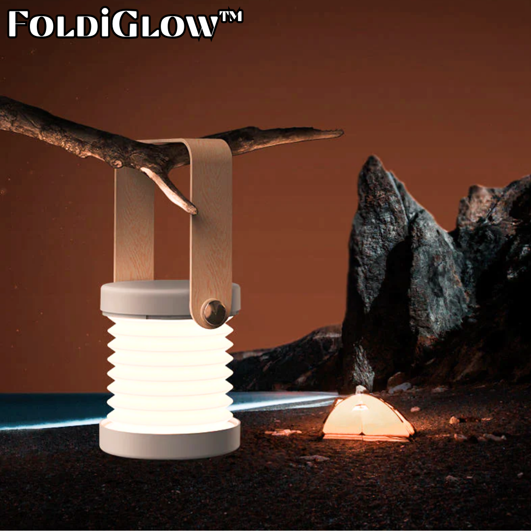 FoldiGlow™ Zusammenklappbare LED-Tischlampe