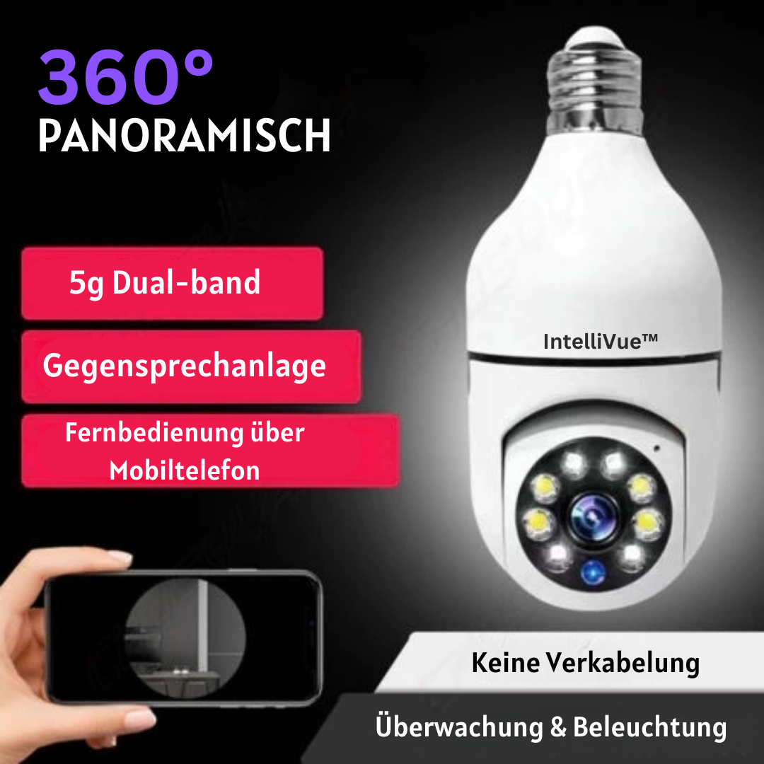 IntelliVue™ Sicherheitskamera-Glühbirne