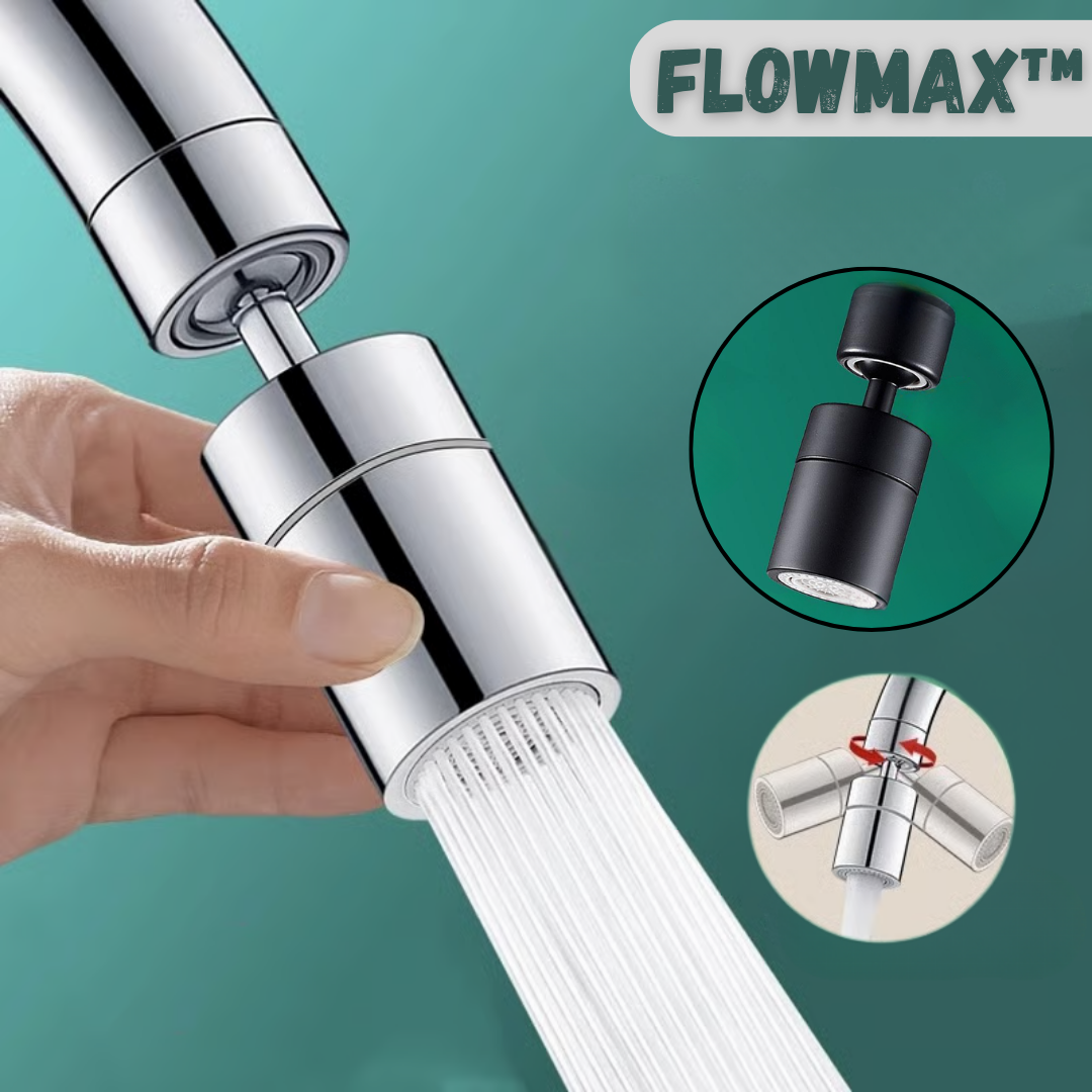 FlowMax™ - 360° schwenkbarer Wassersparhahn