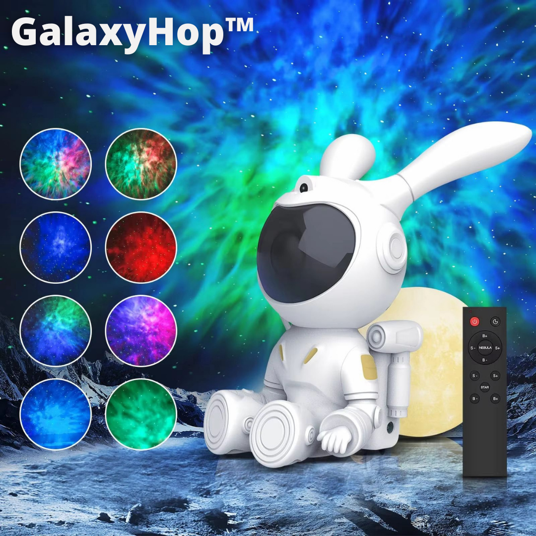 GalaxyHop™ - Galaxie Stern Astronaut Projektor Licht