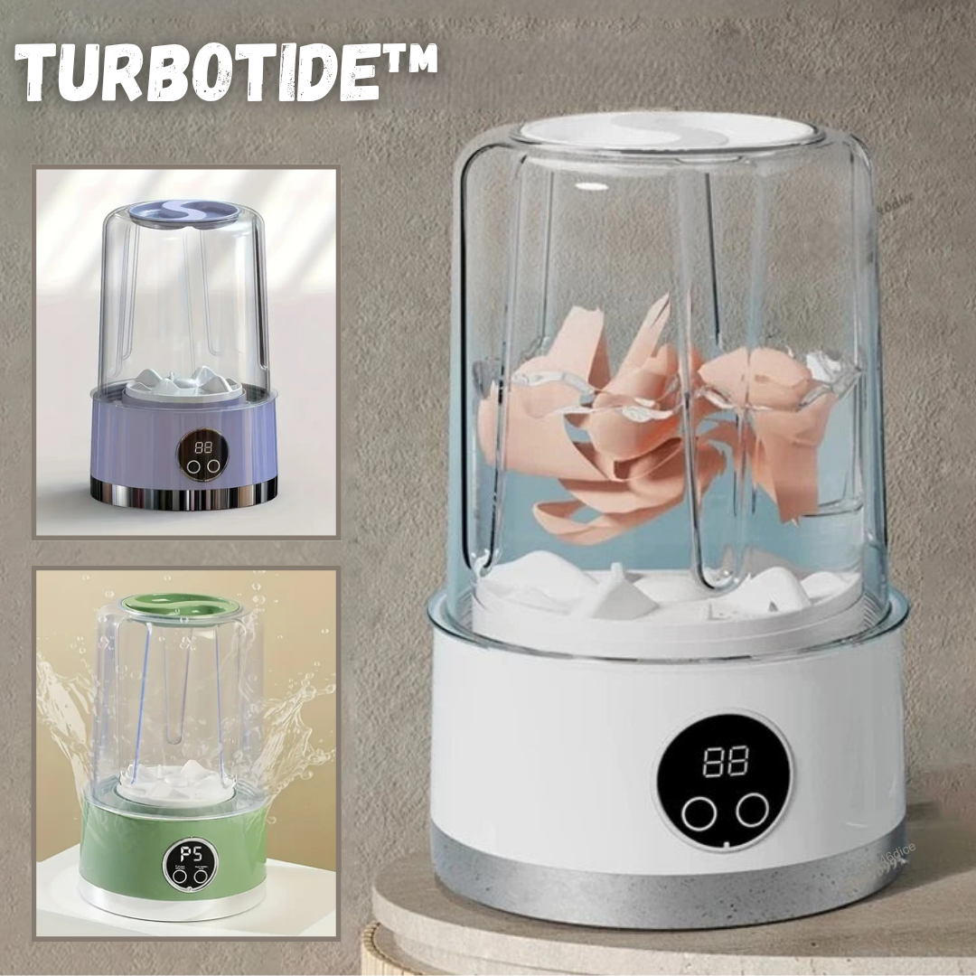 TurboTide™ - Tragbare Mini-Waschmaschine