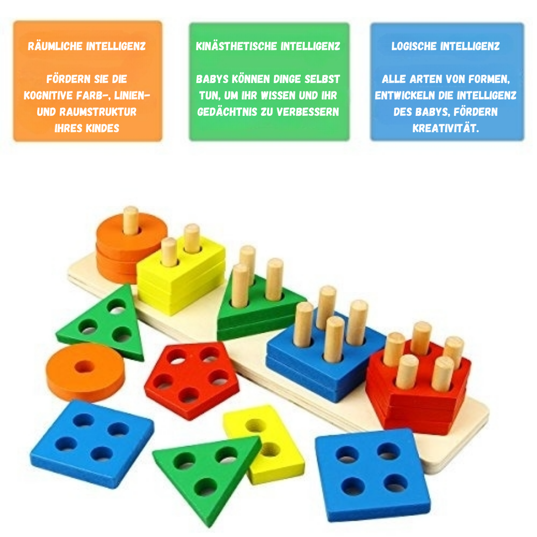 TimberMinds™ Lernspielzeug aus Holz