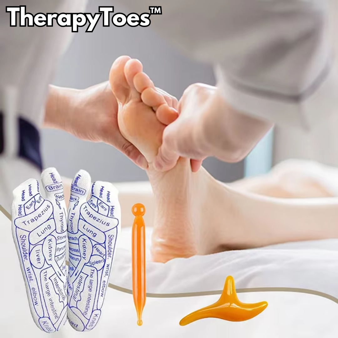 TherapyToes™ Physiotherapie Massage Socken