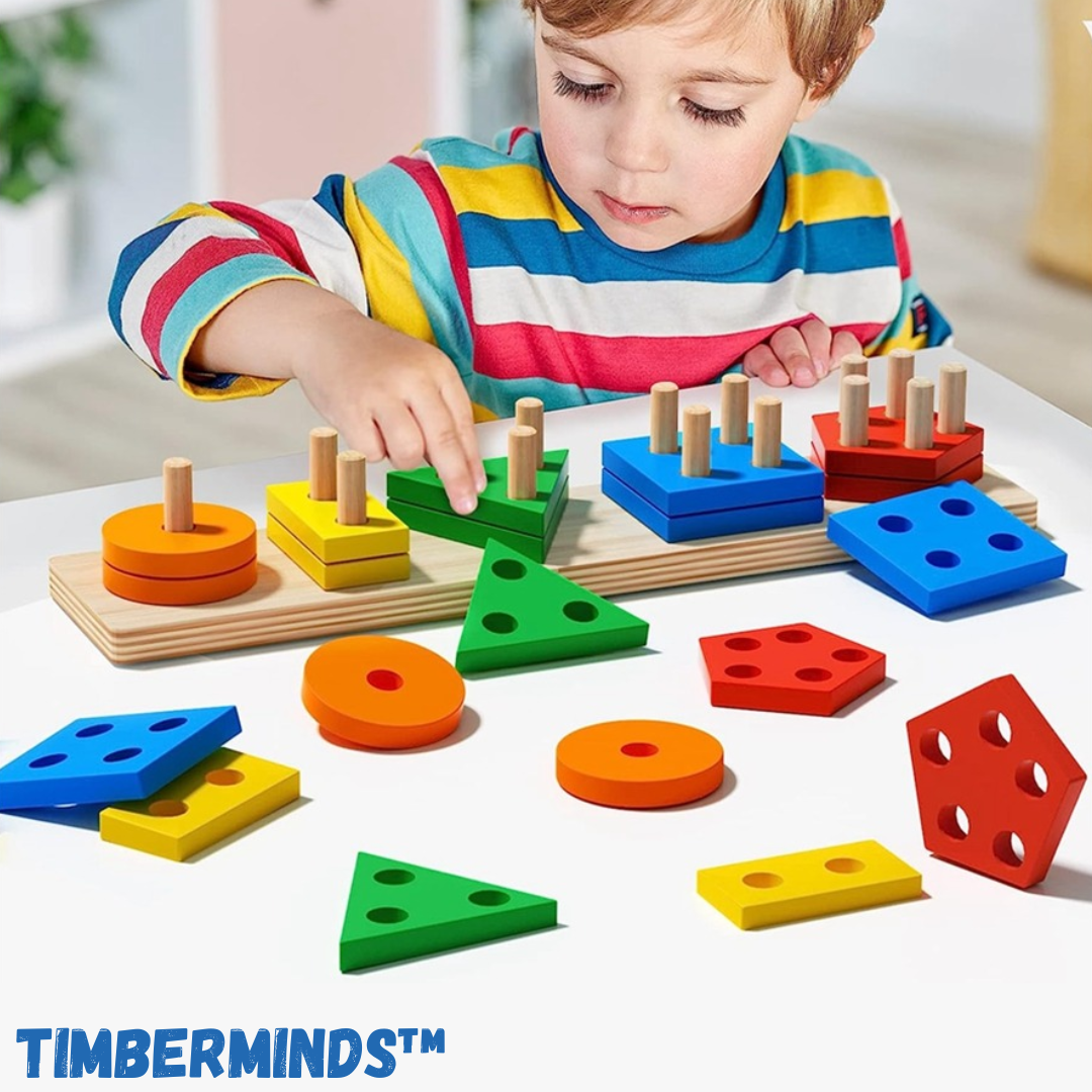 TimberMinds™ Lernspielzeug aus Holz