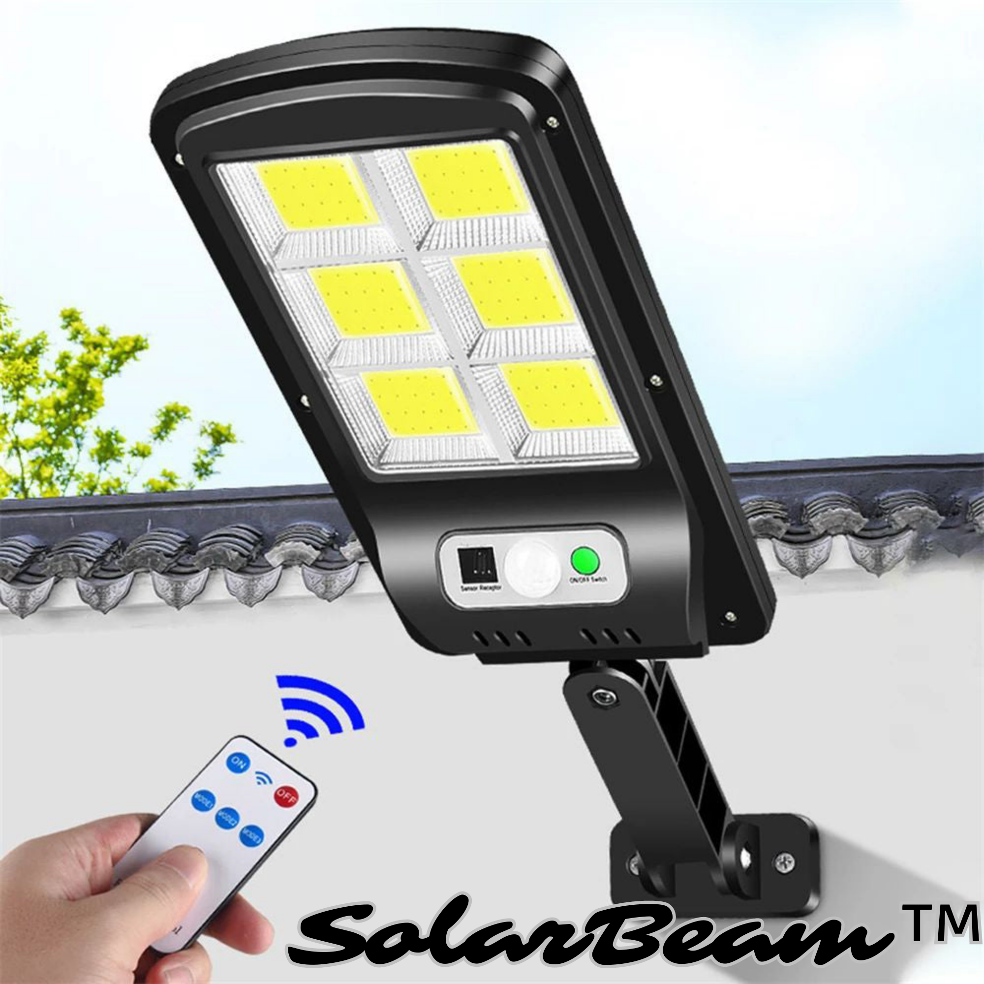SolarBeam™ - Solarbetriebene Außenleuchte