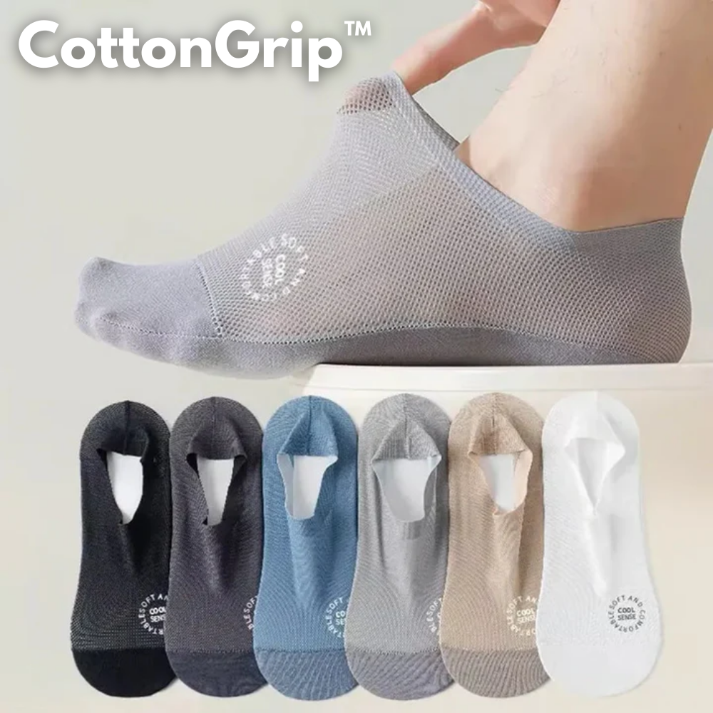 CottonGrip™ - Mesh unsichtbar Socken (3er-Pack)