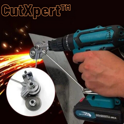 CutXpert™ | Elektrobohrer-Aufsatz Fräser Knabberer
