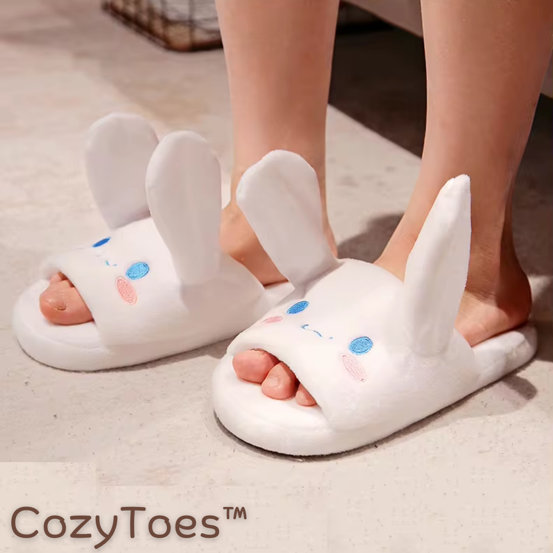 CozyToes™ Bewegliche Ohren Plüschpantoffeln