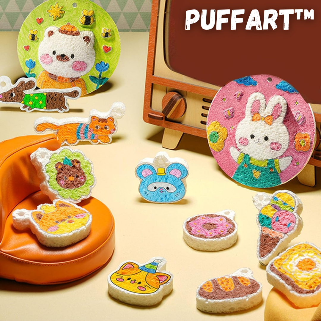 PuffArt™ - 3D-Schaumstoff-Malpapier (1+1 GRATIS)