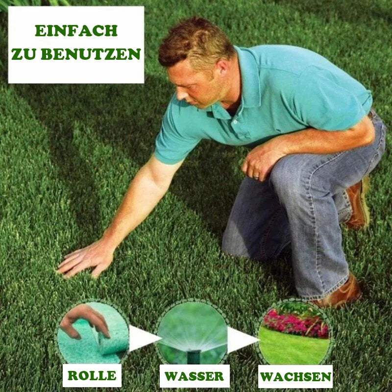 GrowMat™ Biologisch abbaubare Gras-Samenmatte