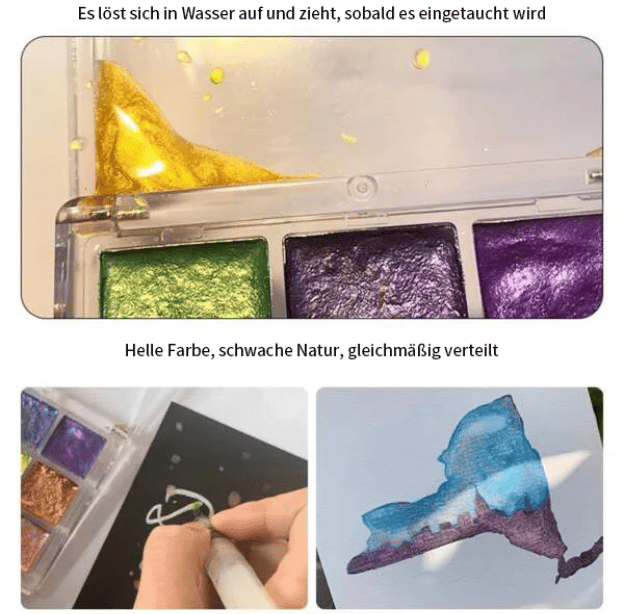 AquaCraft™ - 20 Farben Aquarell Malkasten