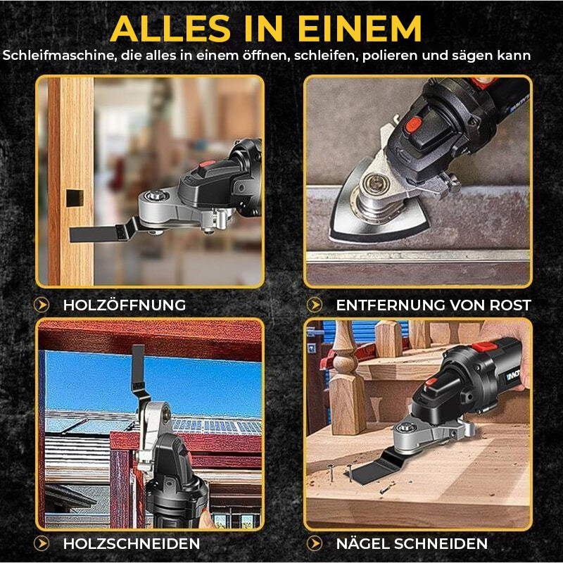 ApexGrind™ Winkelschleifer-Umbau Universalkopf-Set