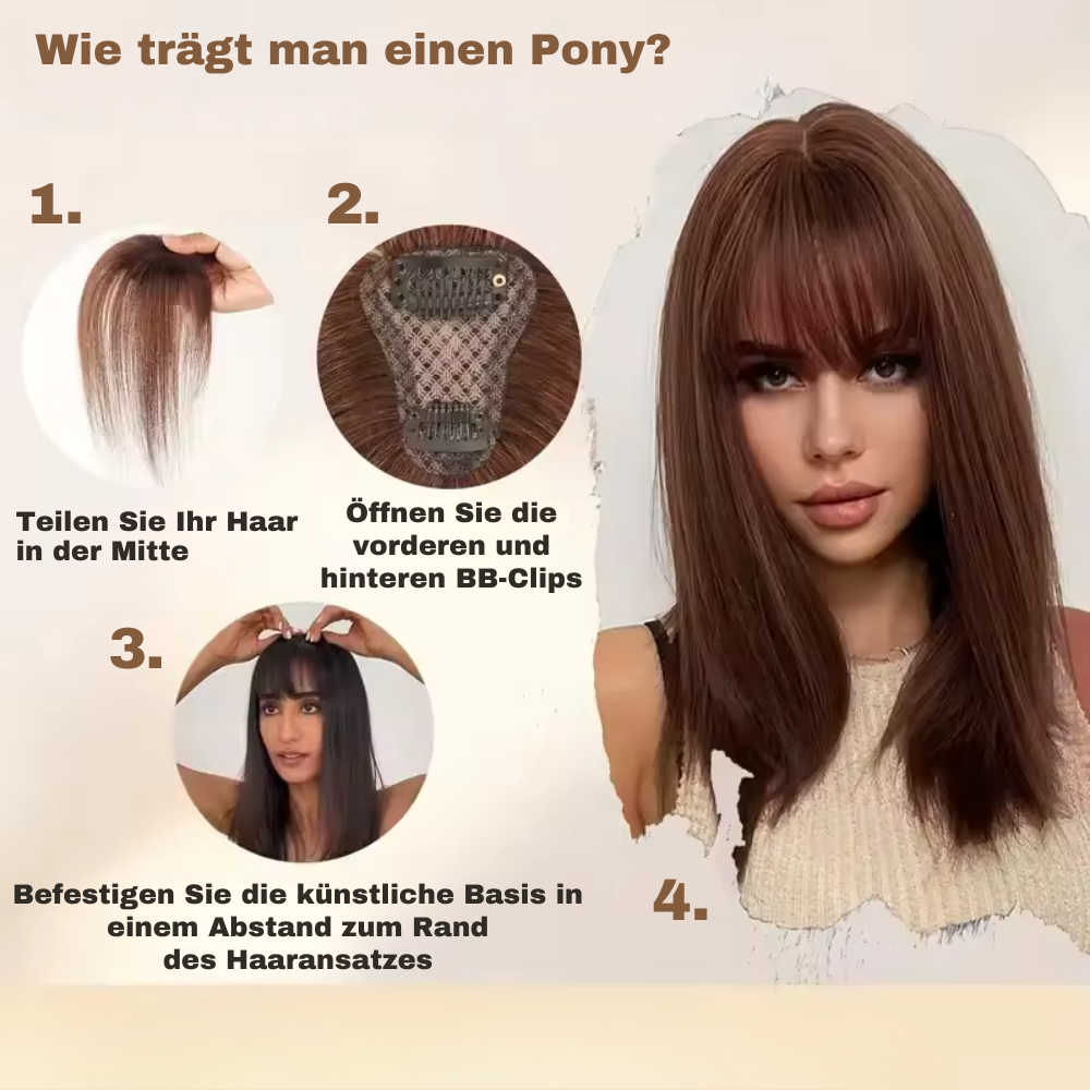 Hairella™ - Clip-In Haar Topper