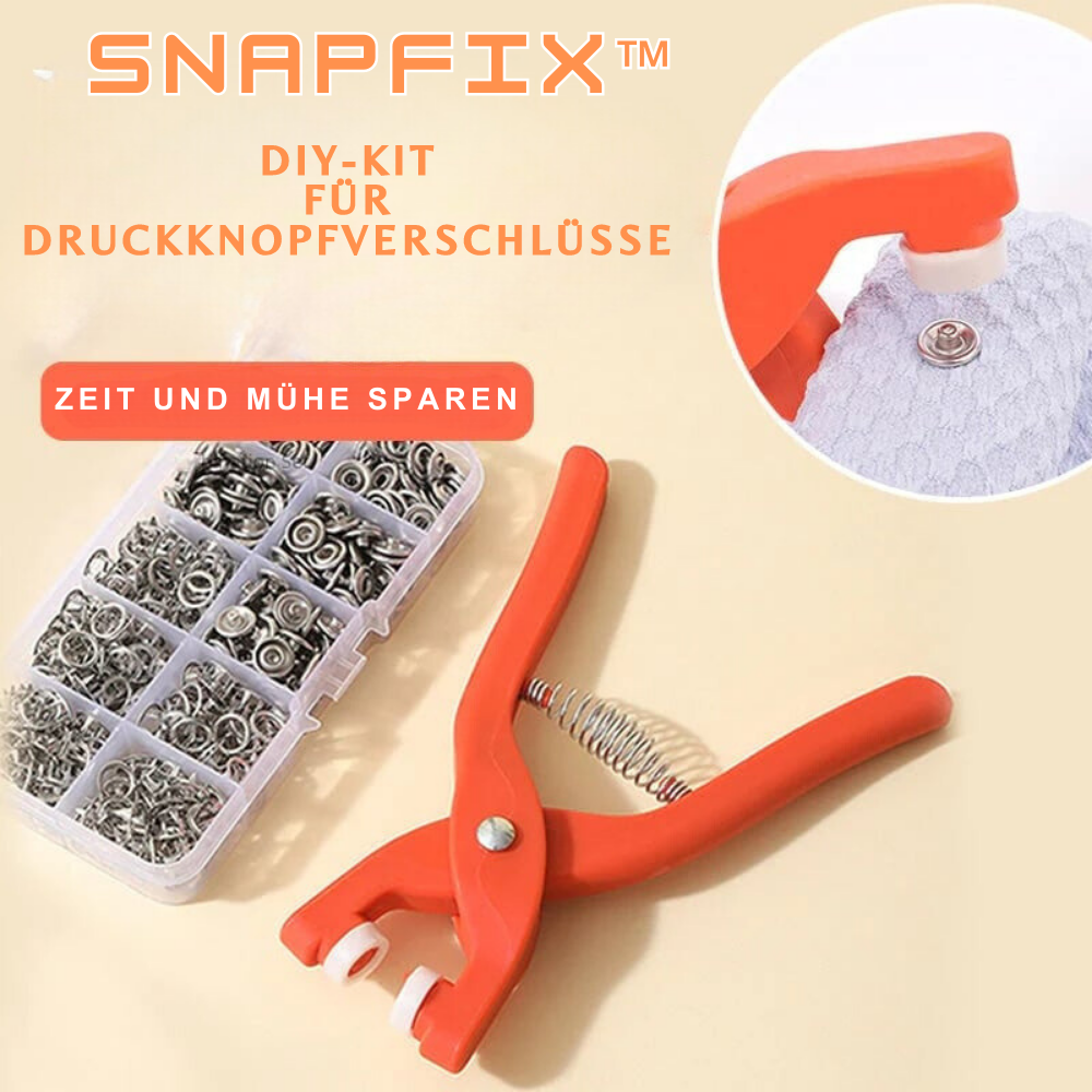 SnapFix™ | DIY-Kit für Druckknopfverschlüsse (1 + 1 SATZ GRATIS)