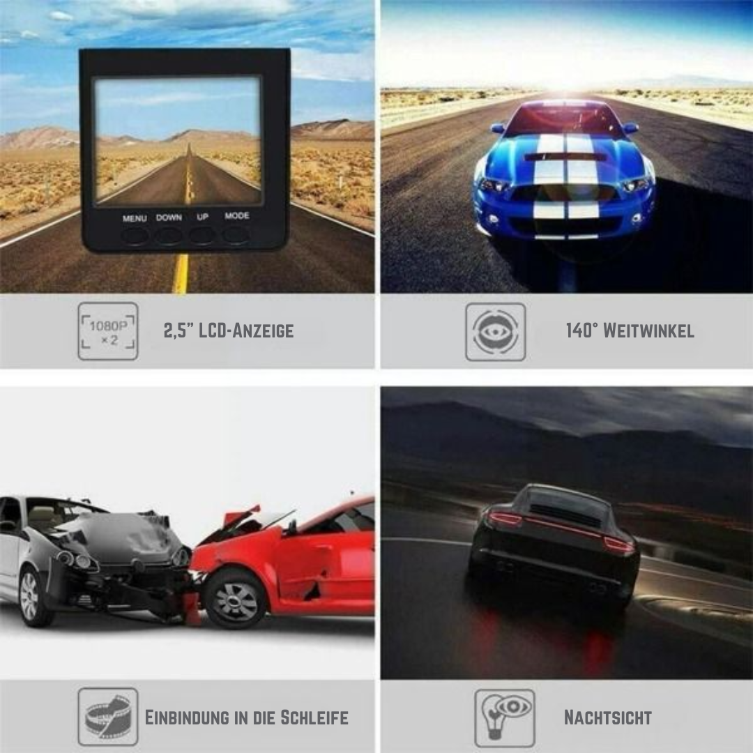 DashVista™ Auto-Armaturenbrett-Kamera