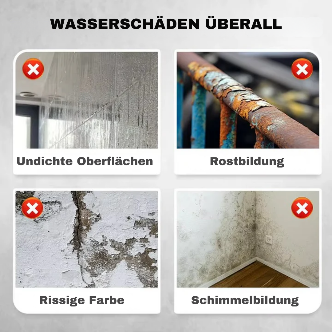HydroSeal™ - Transparente, wasserdichte Beschichtung