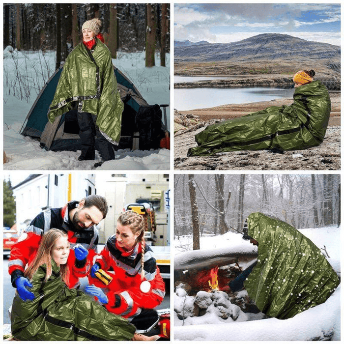 SecureNap™ | Wasserdichter Notfall-Schlafsack (1+1 GRATIS)