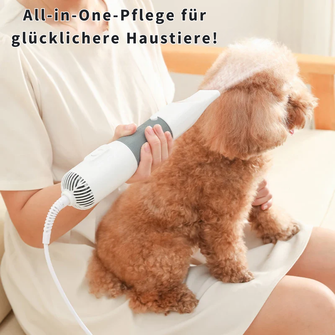 Groovy™ 3-in-1-Haustierhaartrockner & Pflegebürste