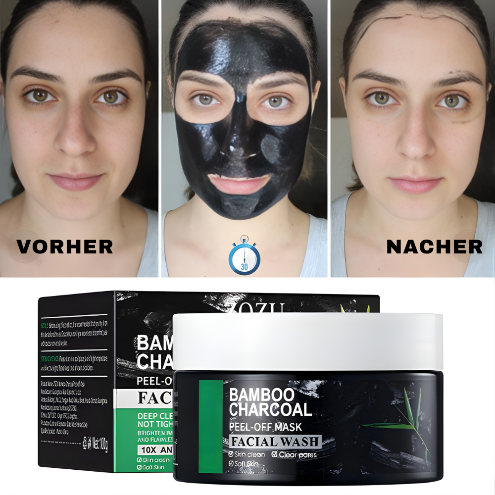 PealClean™ - Aktivkohle Peel-Off Gesichtsmaske