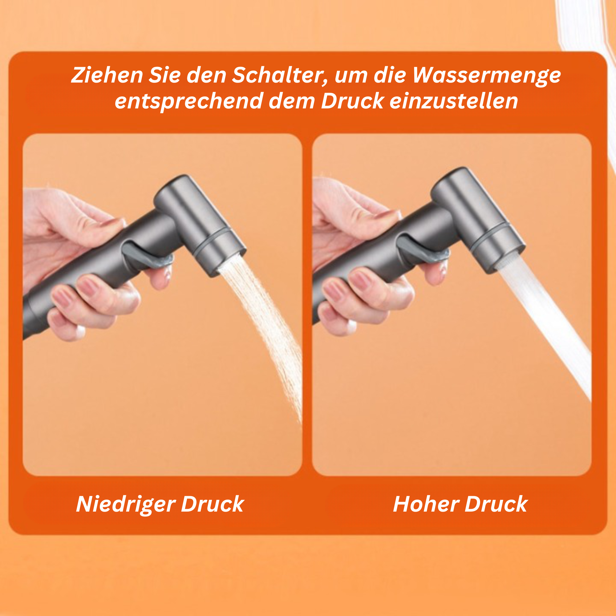 HydrOFlex™️ I Wandmontierter Bidet-Sprayer