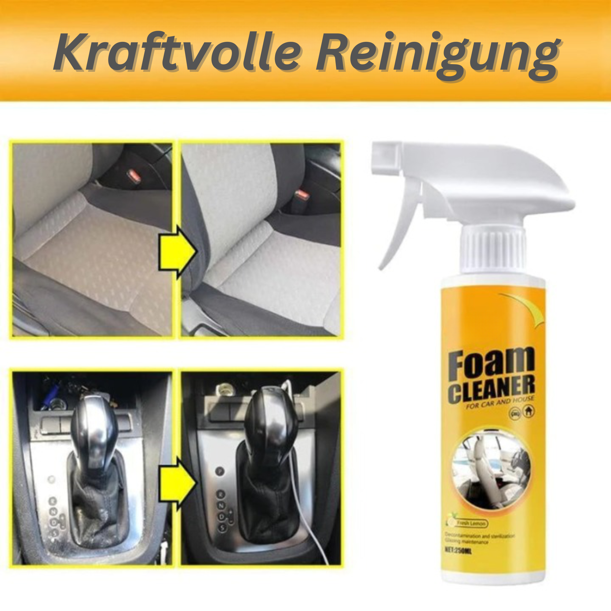 CleanX™️ I Reinigungsspray auf Schaumbasis