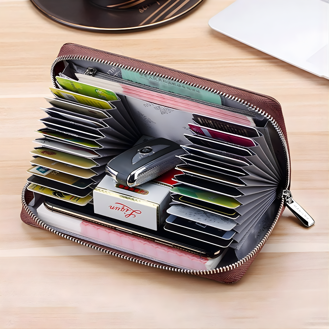 Masilou™ I Multifunktionales Portemonnaie aus Leder