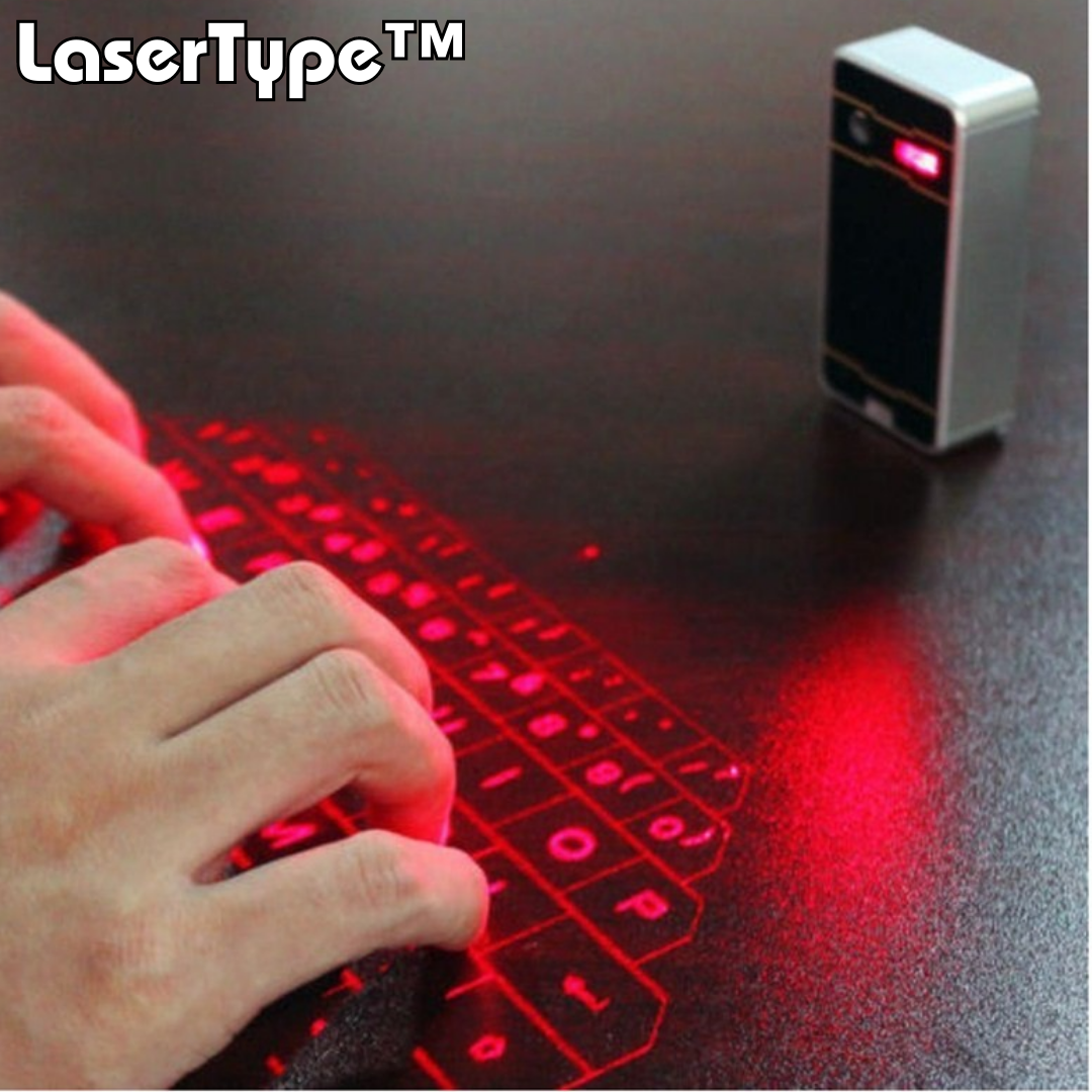 LaserType™ Tragbare Laser-Tastatur