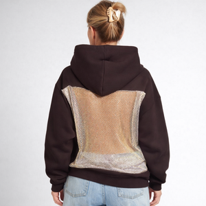 StarWear™ - Glitzernder Stern-Aufnäher-Hoodie