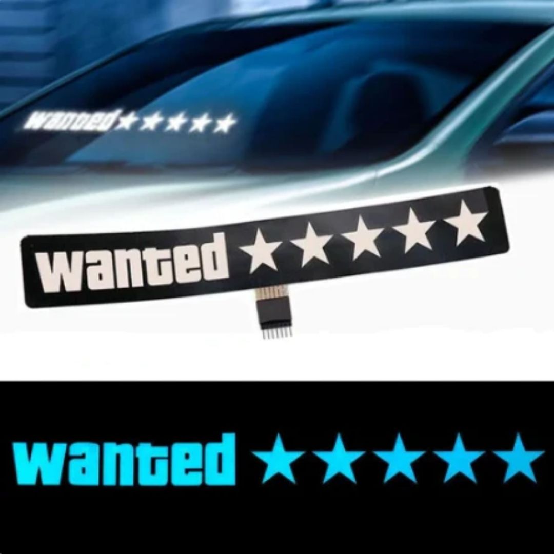 ThugLite™ LED Auto gesucht Aufkleber