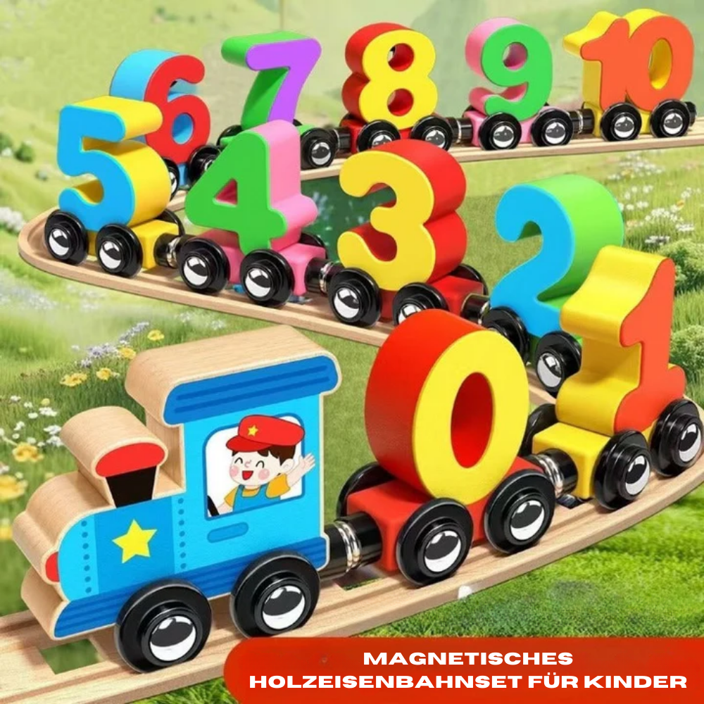 CountRail™ - Magnetisches Zahlenzug-Satz