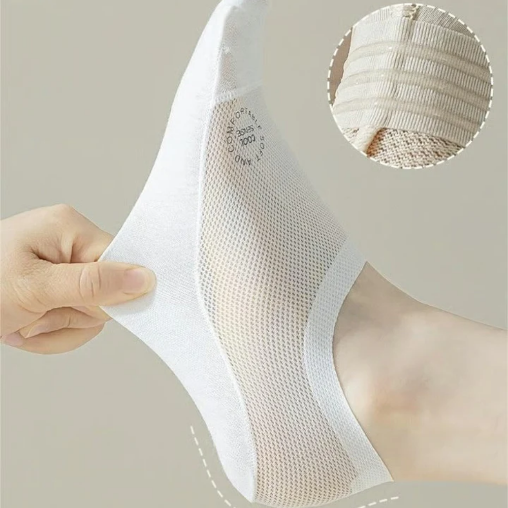 CottonGrip™ - Mesh unsichtbar Socken (3er-Pack)