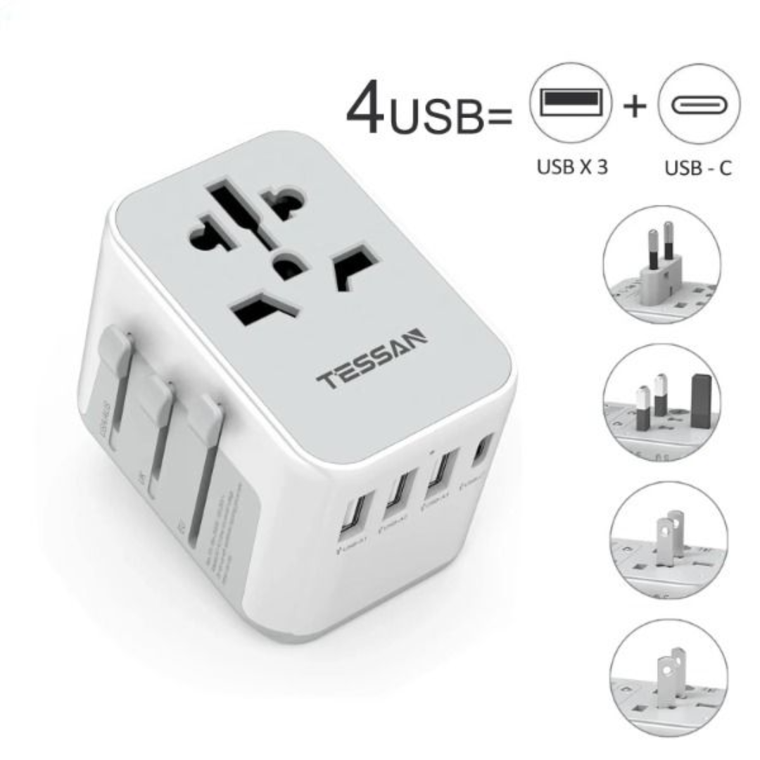 Tessan™ Universal-Reisestecker-Adapter