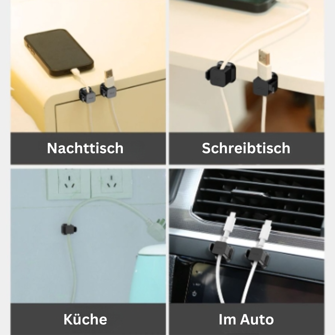 CableLock™ Kabelorganisator-Halter (6 Stücke)