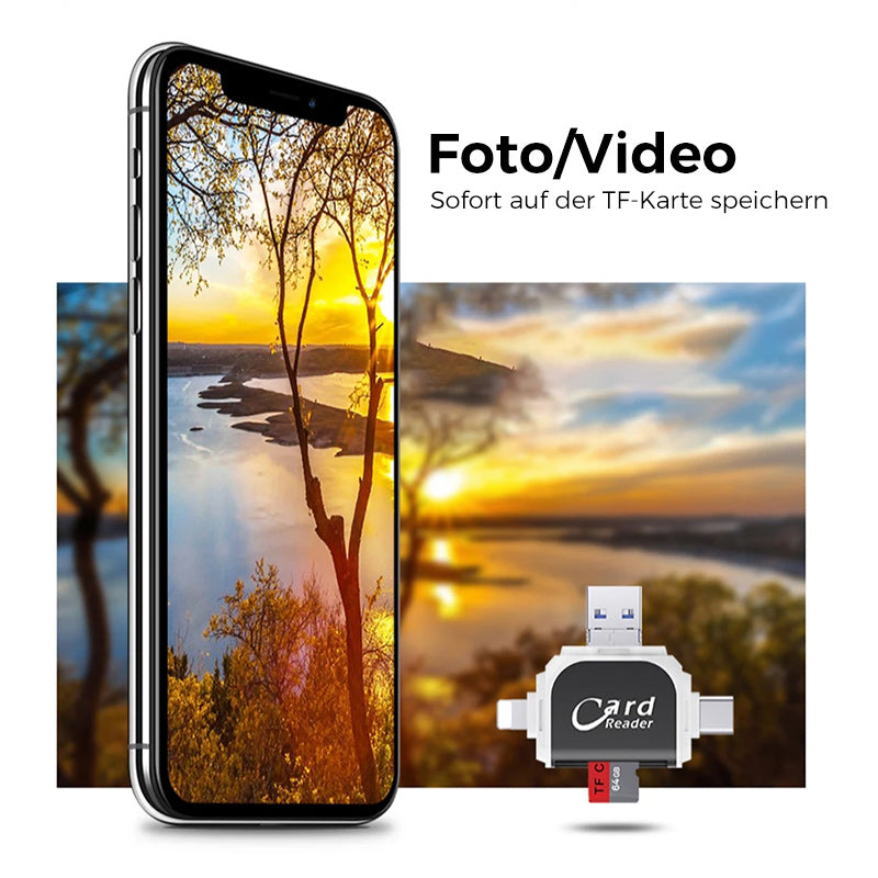 QuadPro™ 4 in 1 universeller SD-TF-Kartenleser