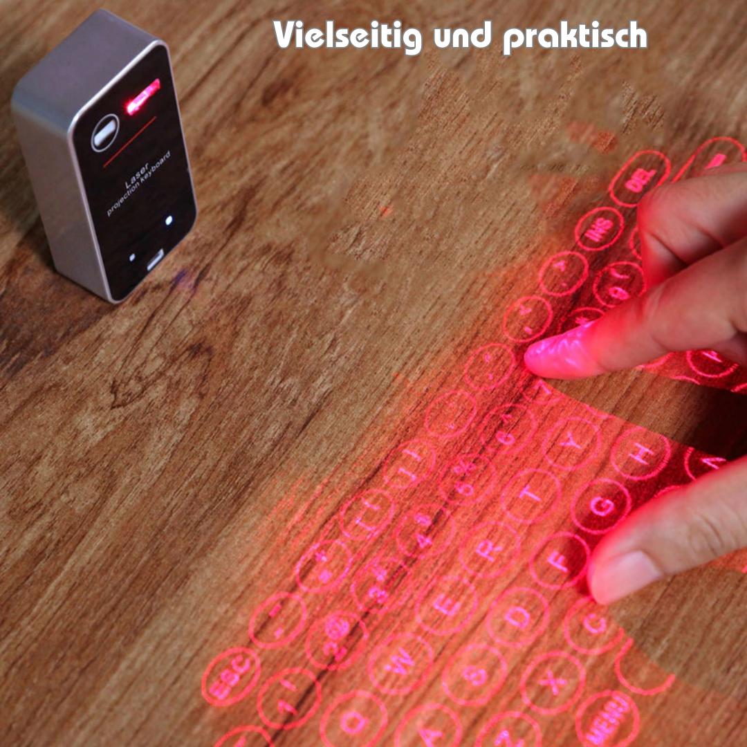 LaserType™ Tragbare Laser-Tastatur