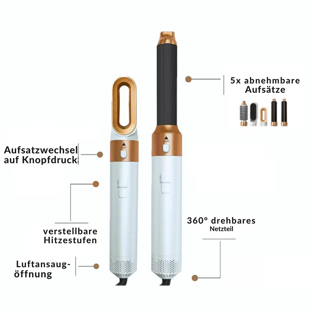 GlamHaar™ 5 in 1 Multifunktions-Haarstyler