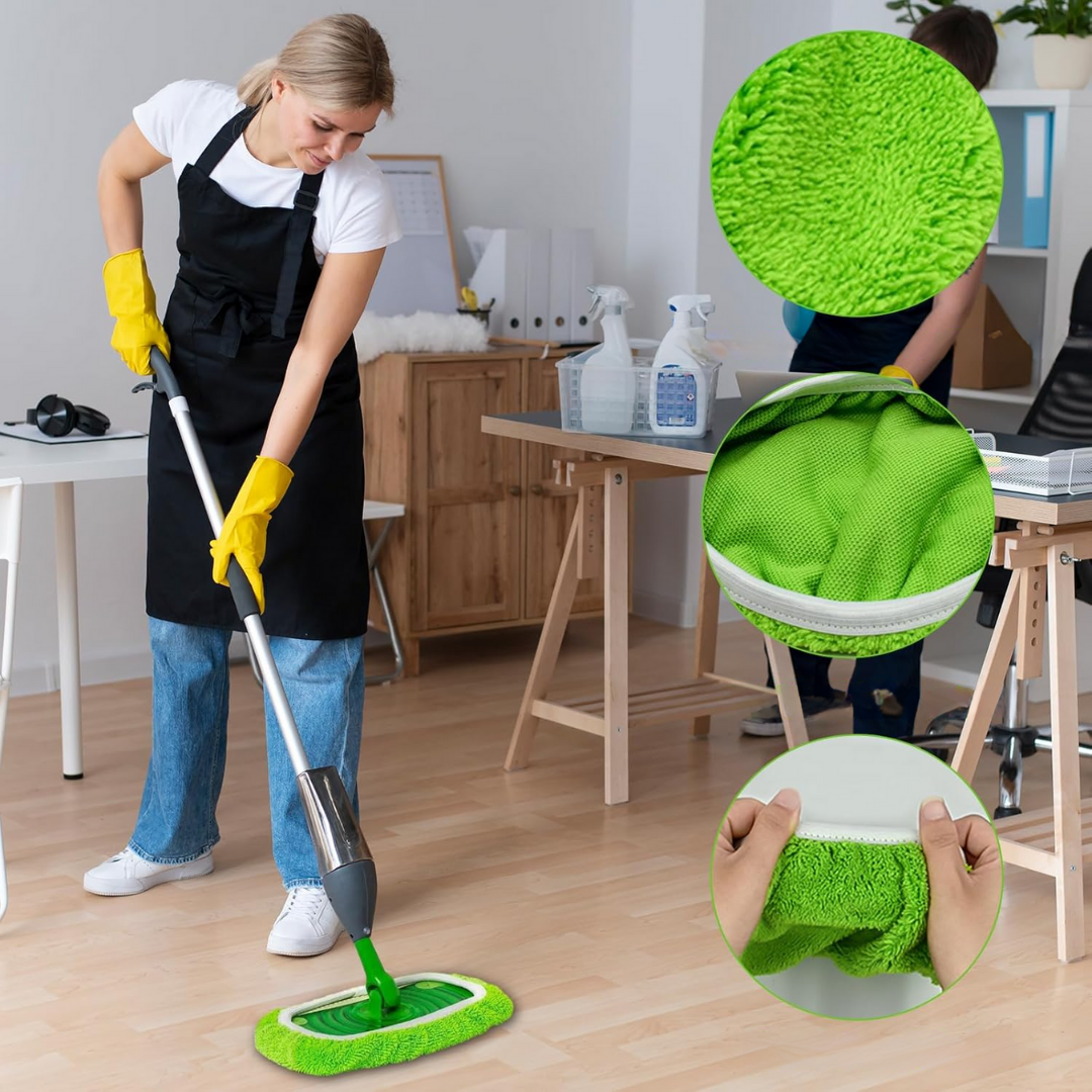 MopMate™ - Ultra-Absorbent Mop Pad (Satz mit 4 Stück)