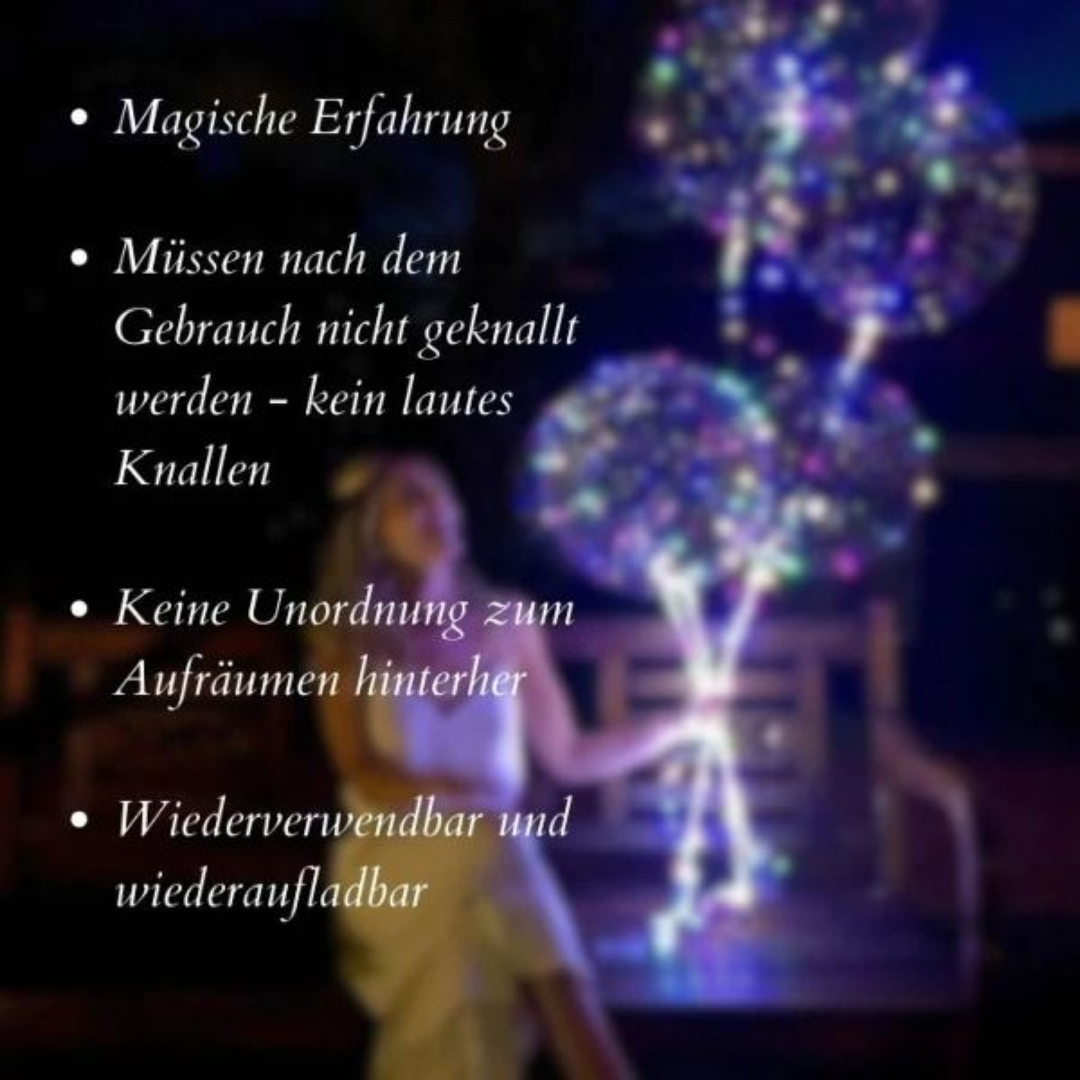 Bloomy™ LED-Licht-Ballons