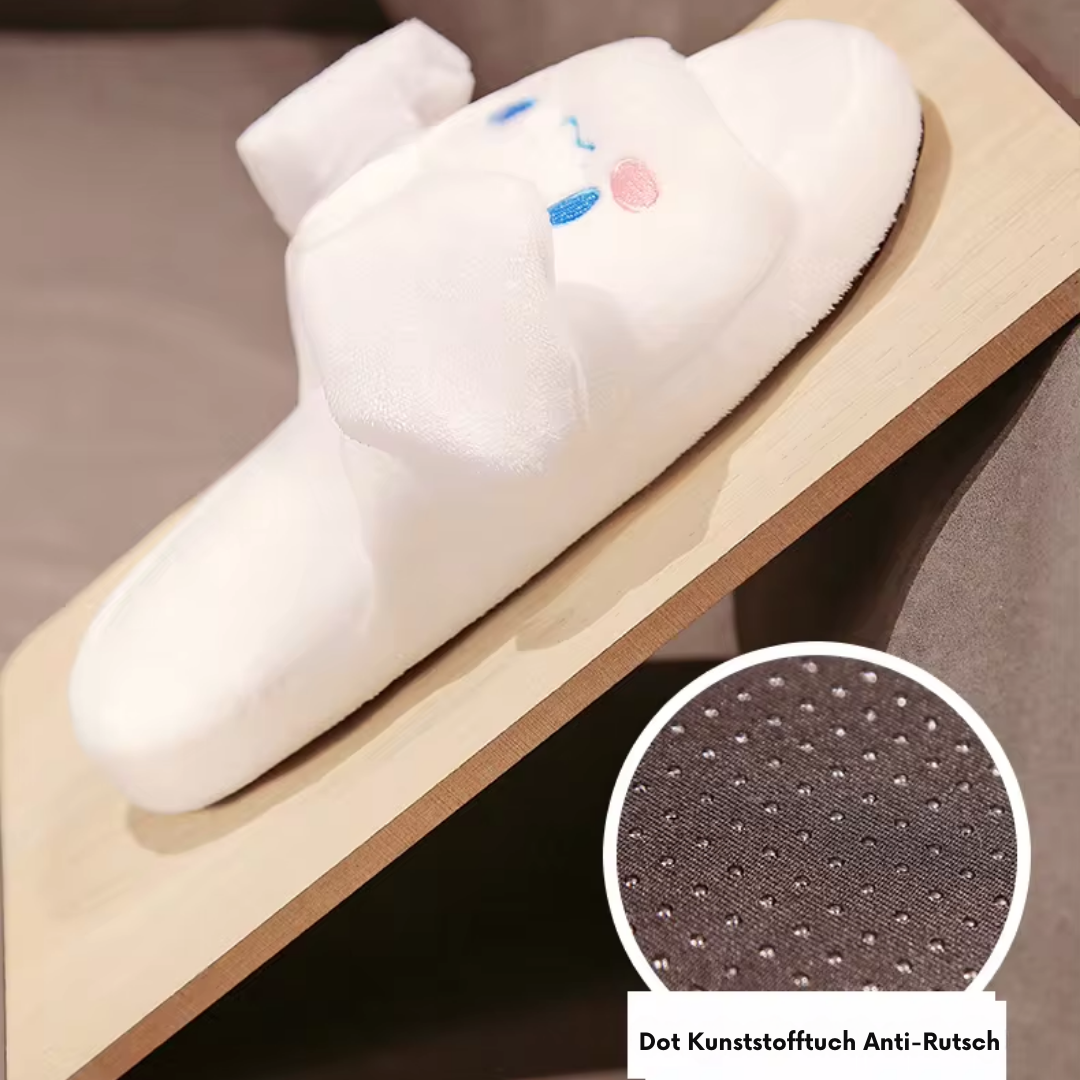 CozyToes™ Bewegliche Ohren Plüschpantoffeln