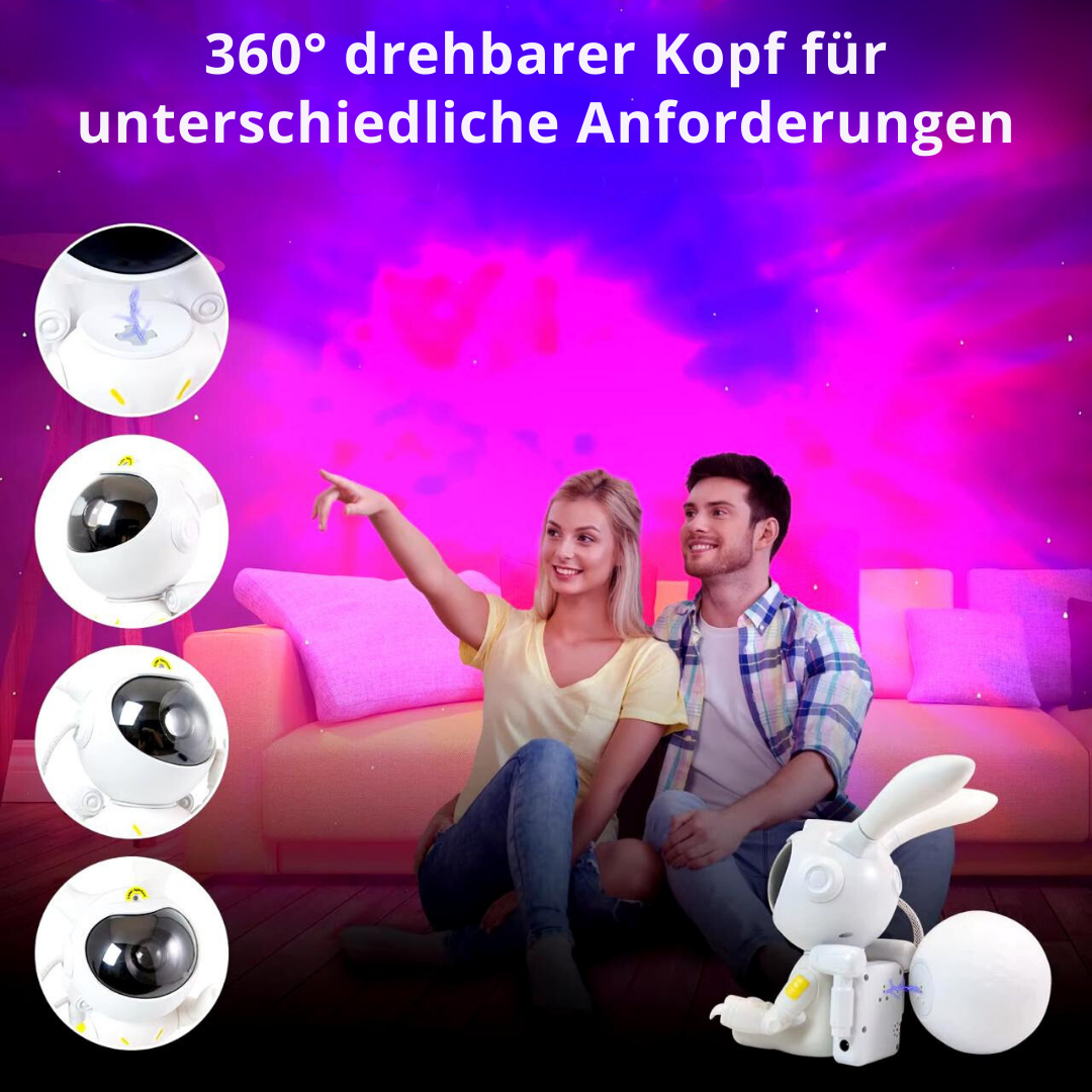 GalaxyHop™ - Galaxie Stern Astronaut Projektor Licht
