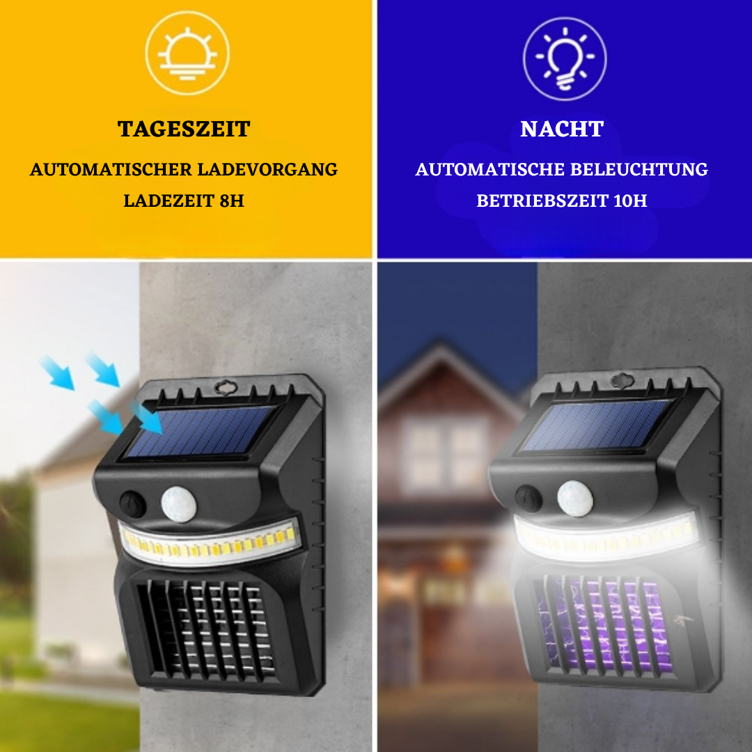 SolarZap™ Solar Mückenvernichter-Wandlampe