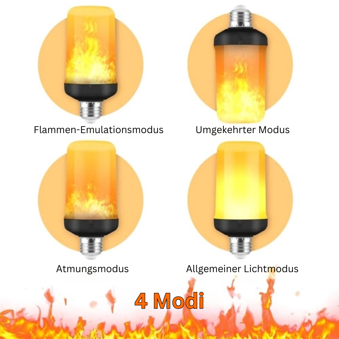 FireFlicker™ Flammeneffekt-Glühbirne (1+1 GRATIS)